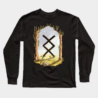 rune ingwaz - magical symbol Long Sleeve T-Shirt